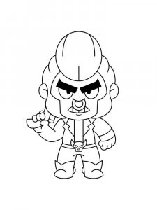 Bull Brawl Stars Coloring Pages 2