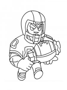 Bull Brawl Stars Coloring Pages 5