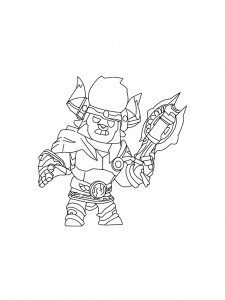 Bull Brawl Stars Coloring Pages 9