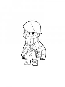 Edgar Brawl Stars Coloring Pages 3