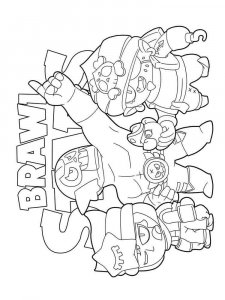 El Primo Brawl Stars Coloring Pages 1