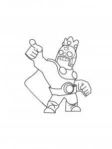 El Primo Brawl Stars Coloring Pages 11