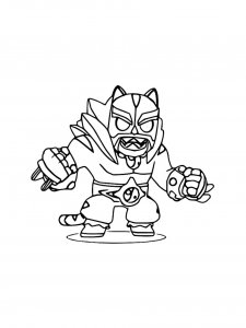 El Primo Brawl Stars Coloring Pages 13