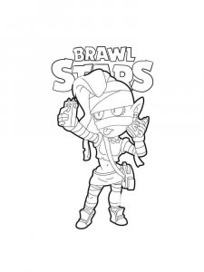Emz Brawl Stars Coloring Pages 11