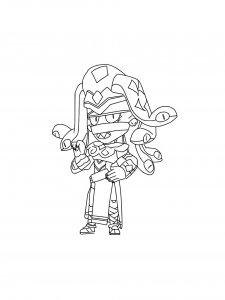Emz Brawl Stars Coloring Pages 14