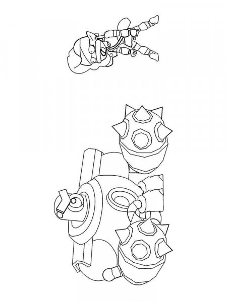 EMZ Brawl Stars coloring pages