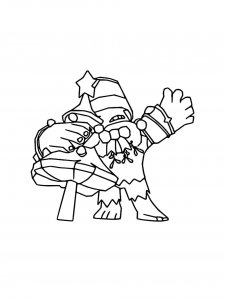 Frank Brawl Stars Coloring Pages 10