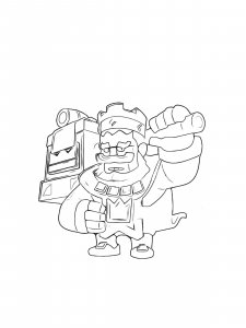 Frank Brawl Stars Coloring Pages 9