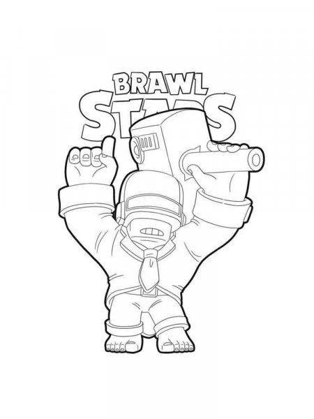 Frank Brawl Stars coloring pages