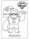 Frank Brawl Stars coloring pages