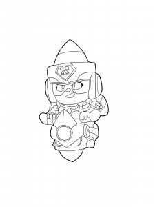 Jeki Brawl Stars Coloring Pages 12