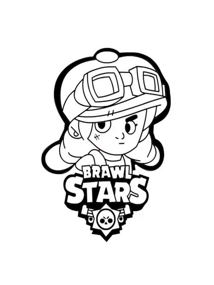 Free Jessie Brawl Stars Coloring Pages Download And Print Jessie Brawl Stars Coloring Pages - jessie brawl stars coloring pages
