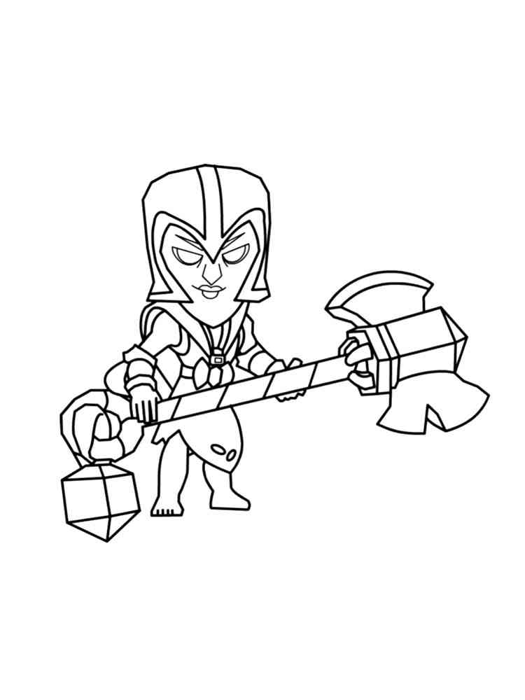 Mortis Brawl Stars coloring pages
