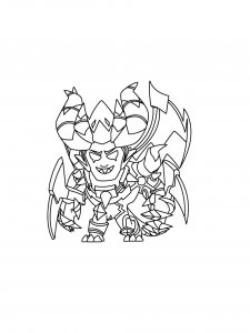 Mortis Brawl Stars Coloring Pages 9