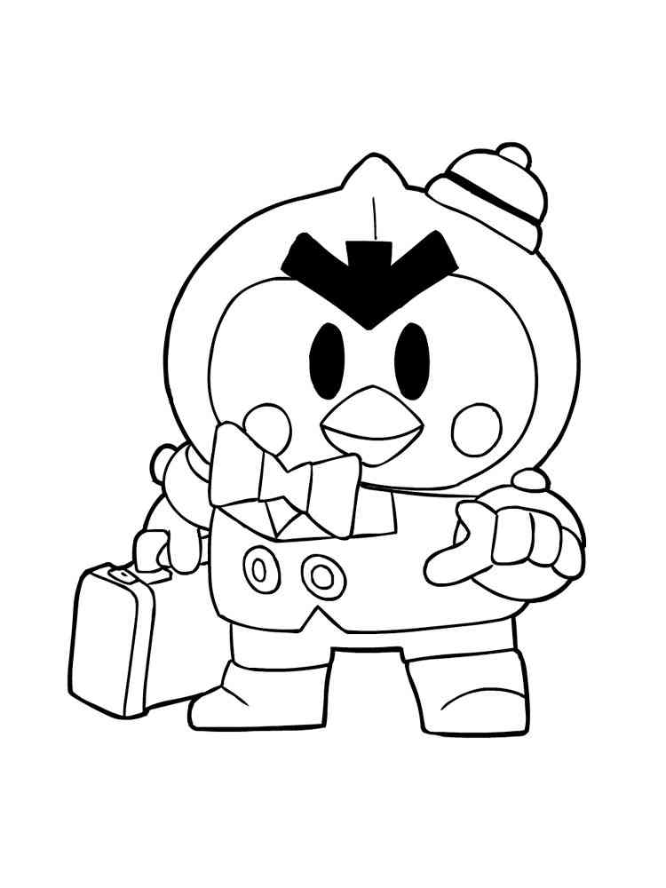 Free Mr P Brawl Stars Coloring Pages Download And Print Mr P Brawl Stars Coloring Pages - para colorir brawl stars shelly