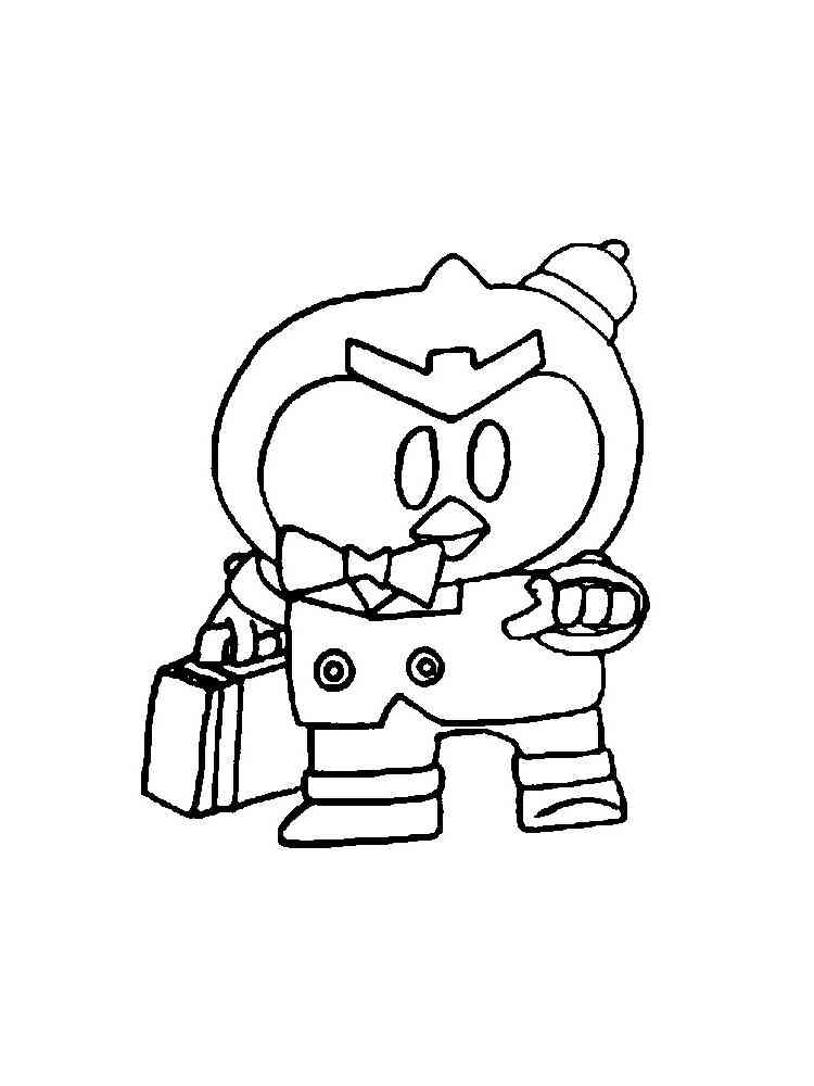 Free Mr P Brawl Stars Coloring Pages Download And Print Mr P Brawl Stars Coloring Pages - brawl stars figures mr penguin