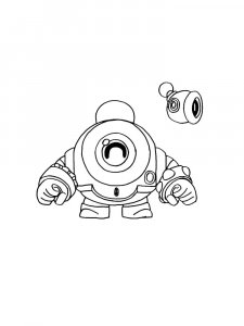 Nani Brawl Stars Coloring Pages 2