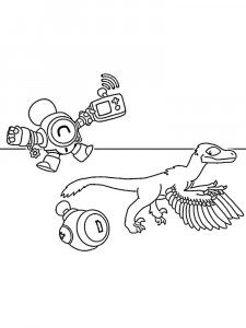 Nani Brawl Stars Coloring Pages 4