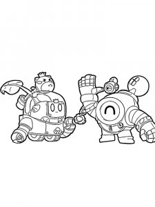 Nani Brawl Stars Coloring Pages 6