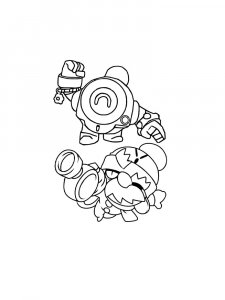 Nani Brawl Stars Coloring Pages 9