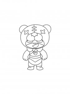 Nita Brawl Stars Coloring Pages 6