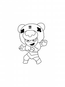 Nita Brawl Stars Coloring Pages 7