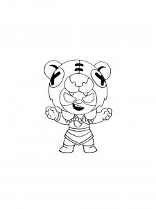 Nita Brawl Stars Coloring Pages 9