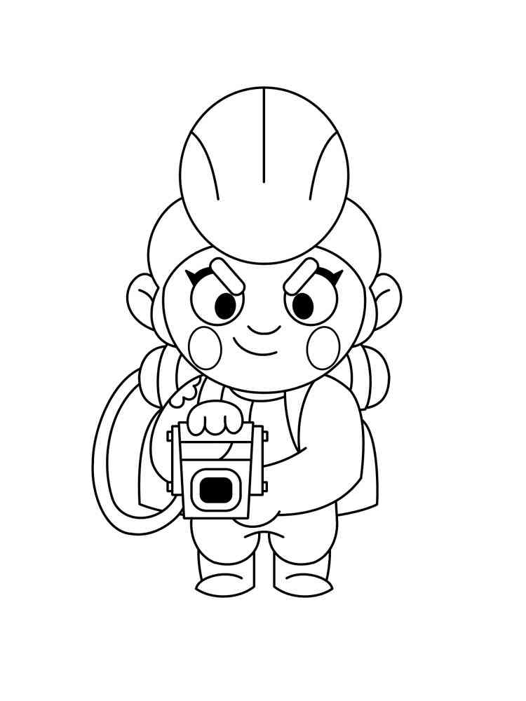 Free Pam Brawl Stars Coloring Pages Download And Print Pam Brawl Stars Coloring Pages - pam e frank brawl stars