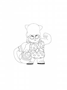 Pam Brawl Stars Coloring Pages 10