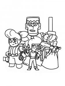 Pam Brawl Stars Coloring Pages 4