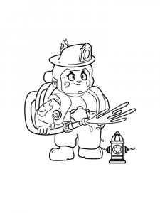 Pam Brawl Stars Coloring Pages 5