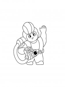 Pam Brawl Stars Coloring Pages 7