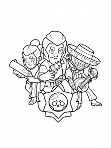 Brawl Stars Coloring Pages 73