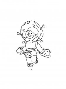 Rosa Brawl Stars Coloring Pages 7