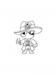 Tara Brawl Stars Coloring Pages 13