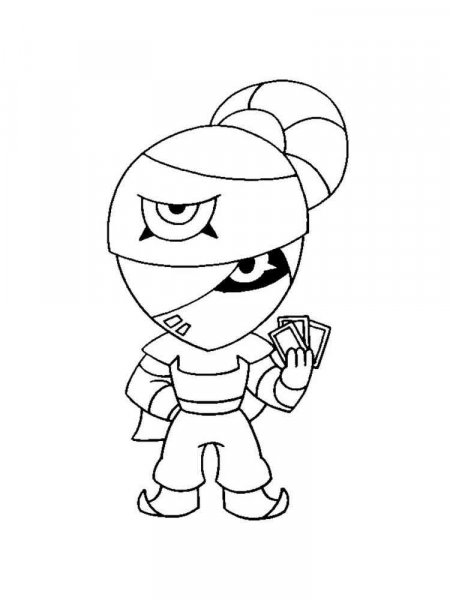 Tara Brawl Stars coloring pages