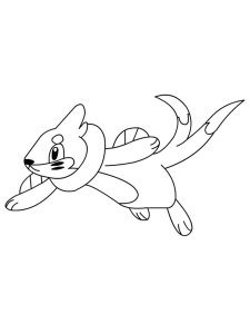 Pokemon Buizel coloring pages - Free Printable