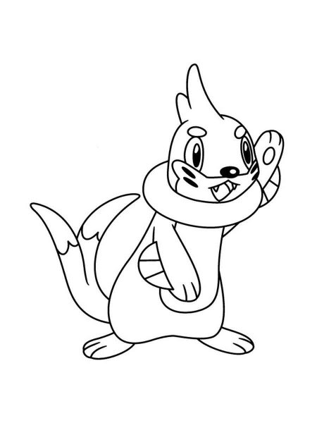 Pokemon Buizel coloring pages - Free Printable