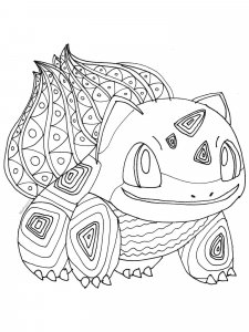 Bulbasaur Coloring Page 10