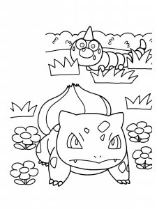 Pokemon Bulbasaur Coloring Pages Free Printable