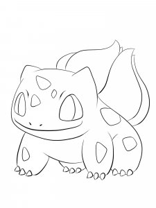 Bulbasaur Coloring Page 14