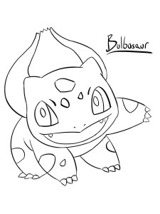 Bulbasaur Coloring Page 15