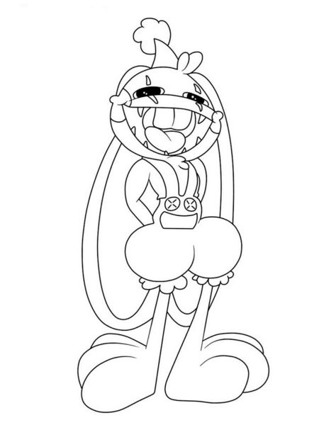 Bunzo Bunny coloring pages