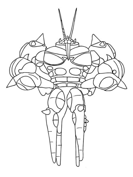 buzzwole coloring page template pokemon