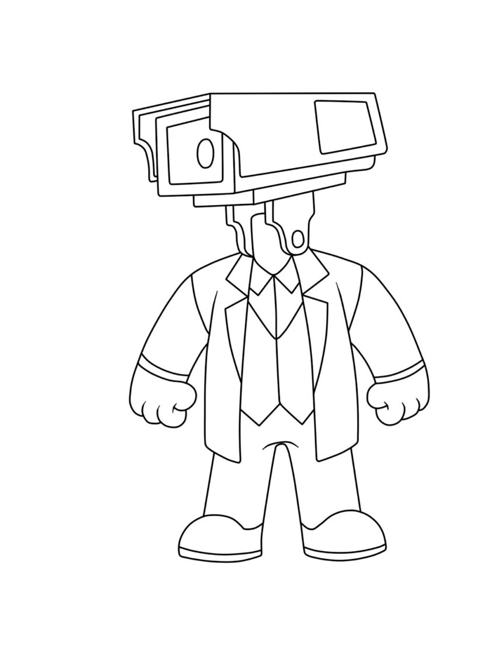 Cameraman coloring pages