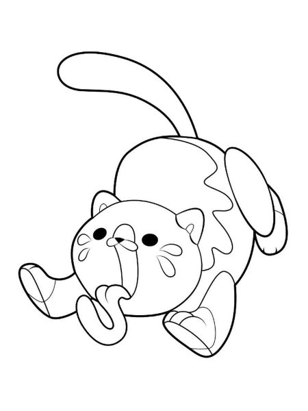 Candy Cat from Poppy Playtime coloring page - Free printable