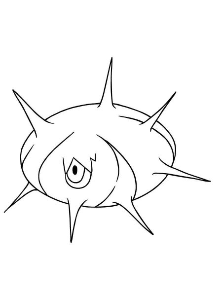 coloring pages cascoon pokemon