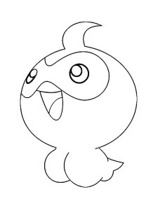 Pokemon Castform coloring pages - Free Printable