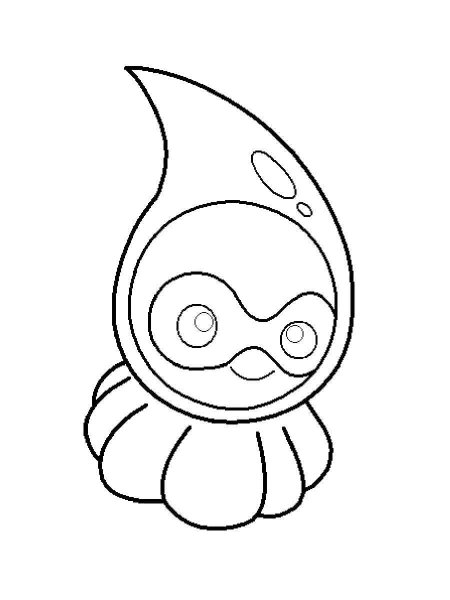 Pokemon Castform coloring pages - Free Printable