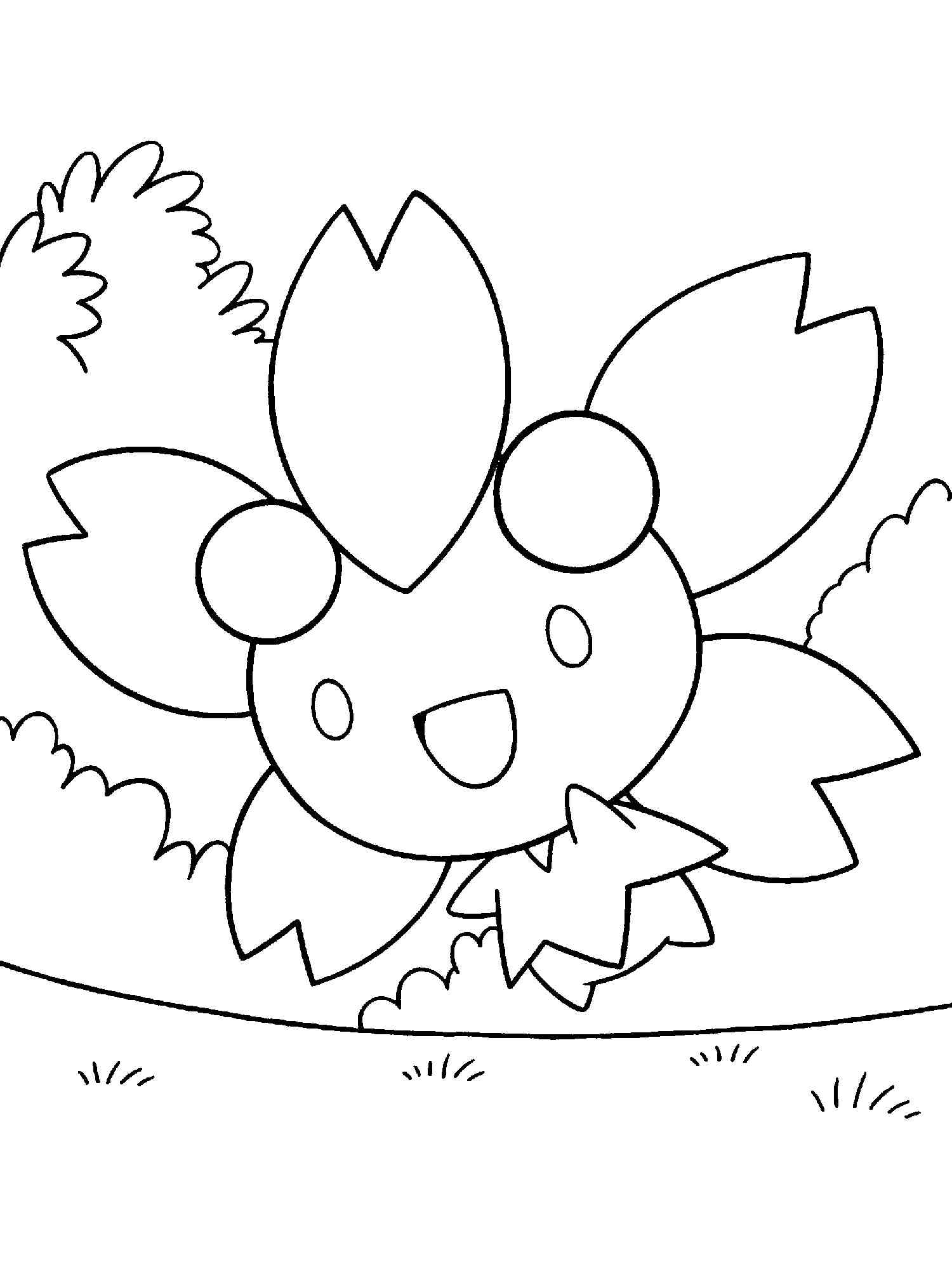 coloring cherrim pages pokemon